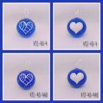 Καρδιές μπλε-μπλε pop