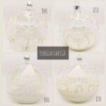 SNOW Σπιτάκι - Χιονάνθρωπος - Νιφάδα - 3 Έλατα διάφανο