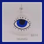 HALF EYE STRAS BLUE - Image 2