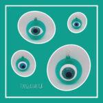 ΜΑΤΙΑ CLASSIC τυρκουάζ διάφανο