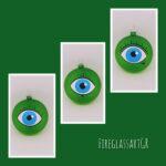 ΜΑΤΙΑ ETHNICK πράσινο ματ