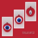 ΜΑΤΙΑ BOHO κόκκινο