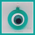 ΜΑΤΙΑ ΣΤΡΟΓΓΥΛΟ τυρκουάζ