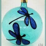 Λιβελούλες τυρκουάζ διάφανο