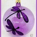 Λιβελούλες μωβ διάφανο