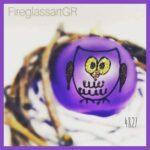 Κουκουβάγιες μωβ ματ