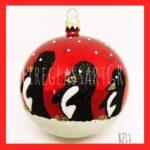 Πιγκουίνοι κόκκινο διάφανο