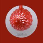 DAHLIA MIRROR MAT κόκκινο