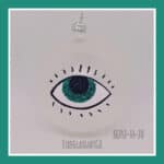 HALF EYE STRAS TURQUOISE - Image 3