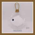 Ψάρι Φούσκα διάφανο - τυρκουάζ - μπλε - Image 4